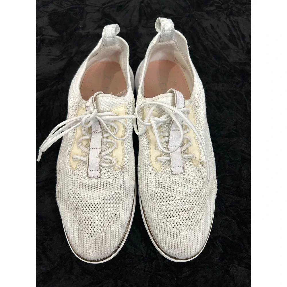 Cole Haan Zerogrand Wingtip Stitchlite‎ Oxfords White Women's Size 8.5 B W18212